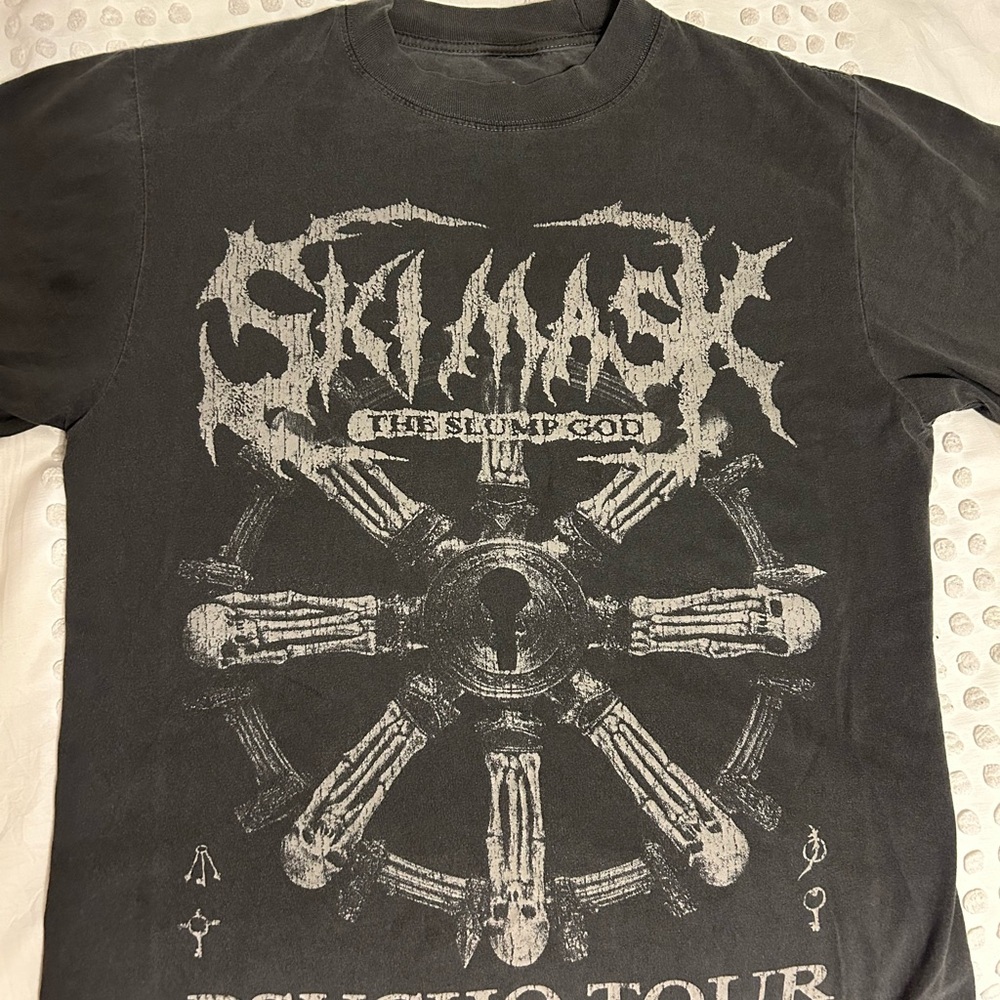 Ski Mask Graphic Tee - Charcoal